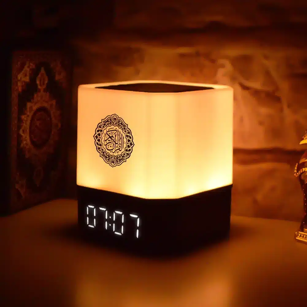 Horloge adhan connecté avec veilleuse Coranique – Image 4